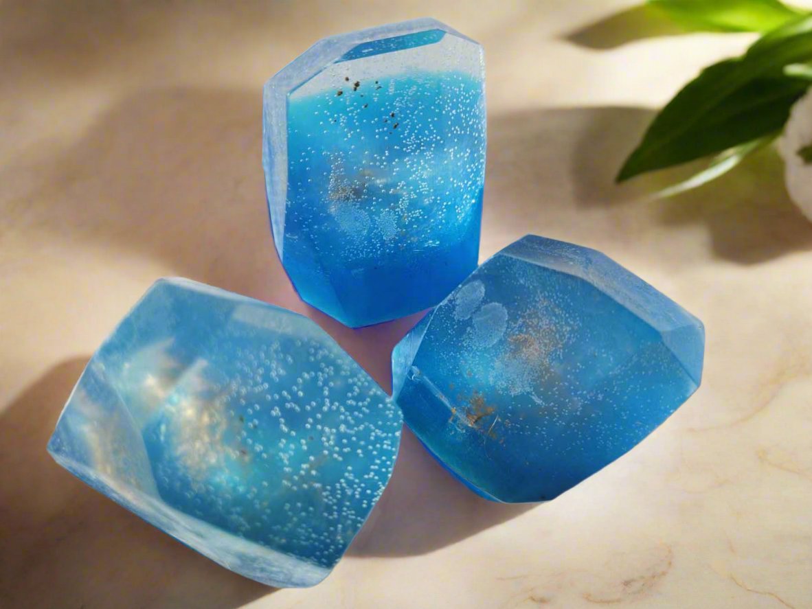Blue Sapphire Musk Gem hand Soaps