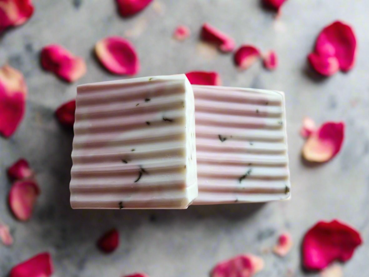 Luxurious Bulgarian Rose Bath Bar Made with goats milk