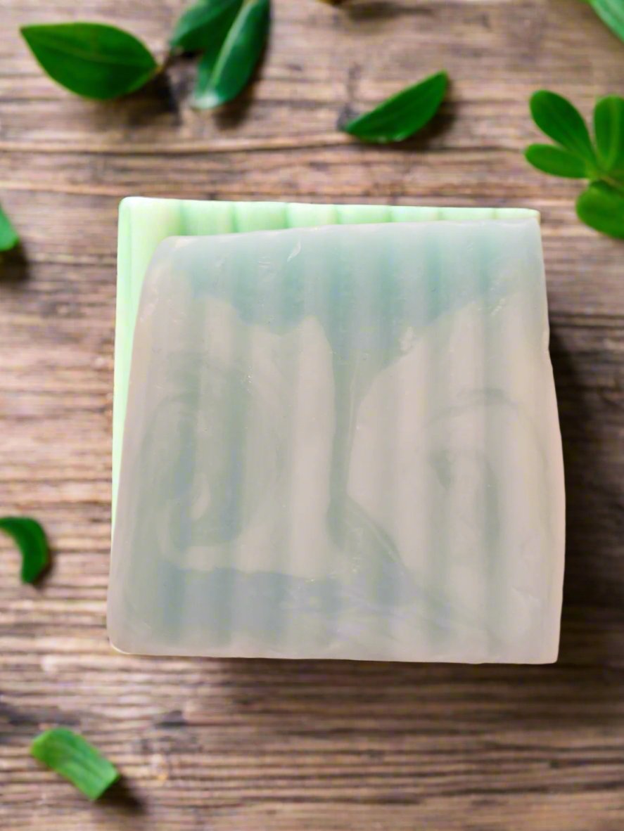 Melon Goat milk soap shampoo bar