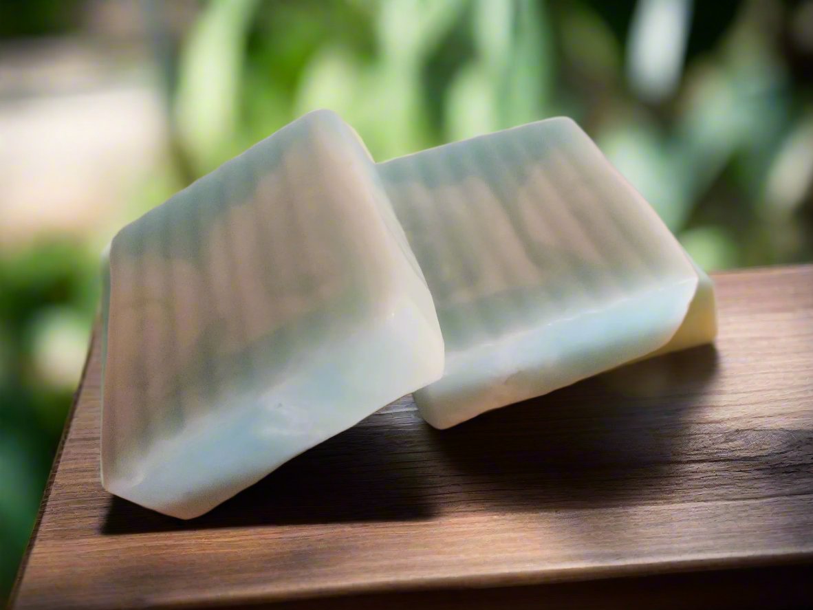 Melon Goat milk soap shampoo bars