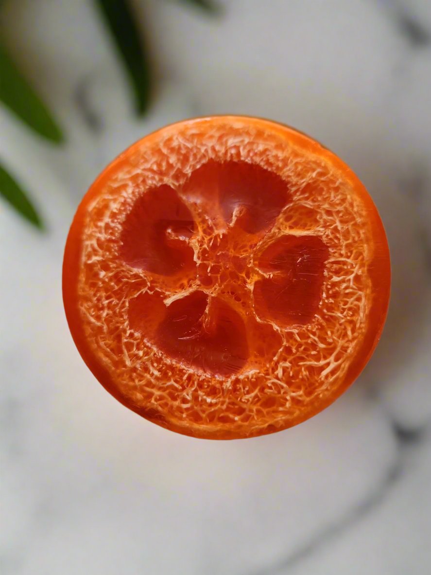Orange Glycerin Luffa Soap