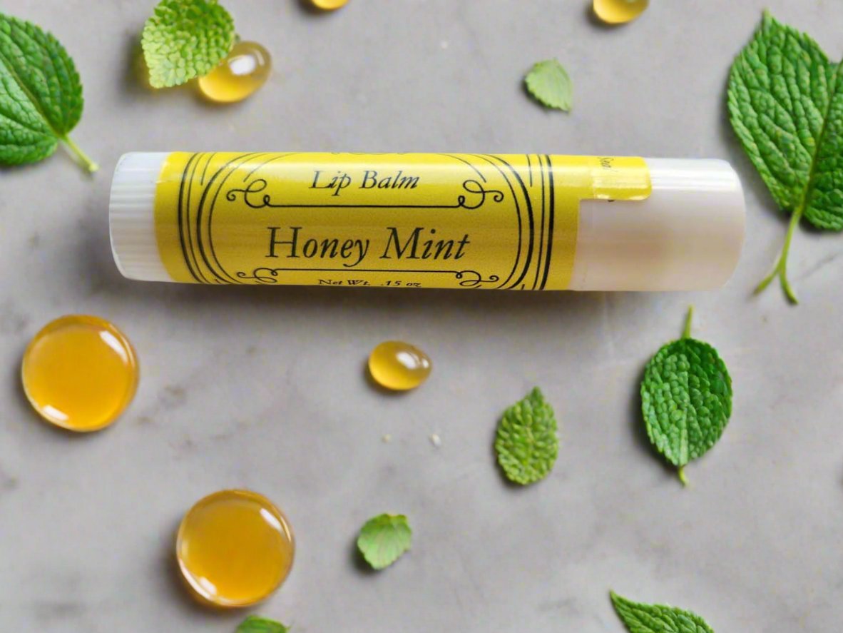 Original Honey Mint Lip Balm made by Montana Goat Milk Soap
