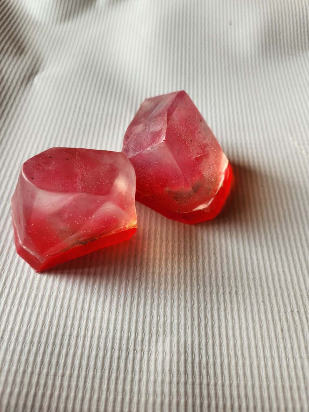 Ruby Raspberry Gem Soaps