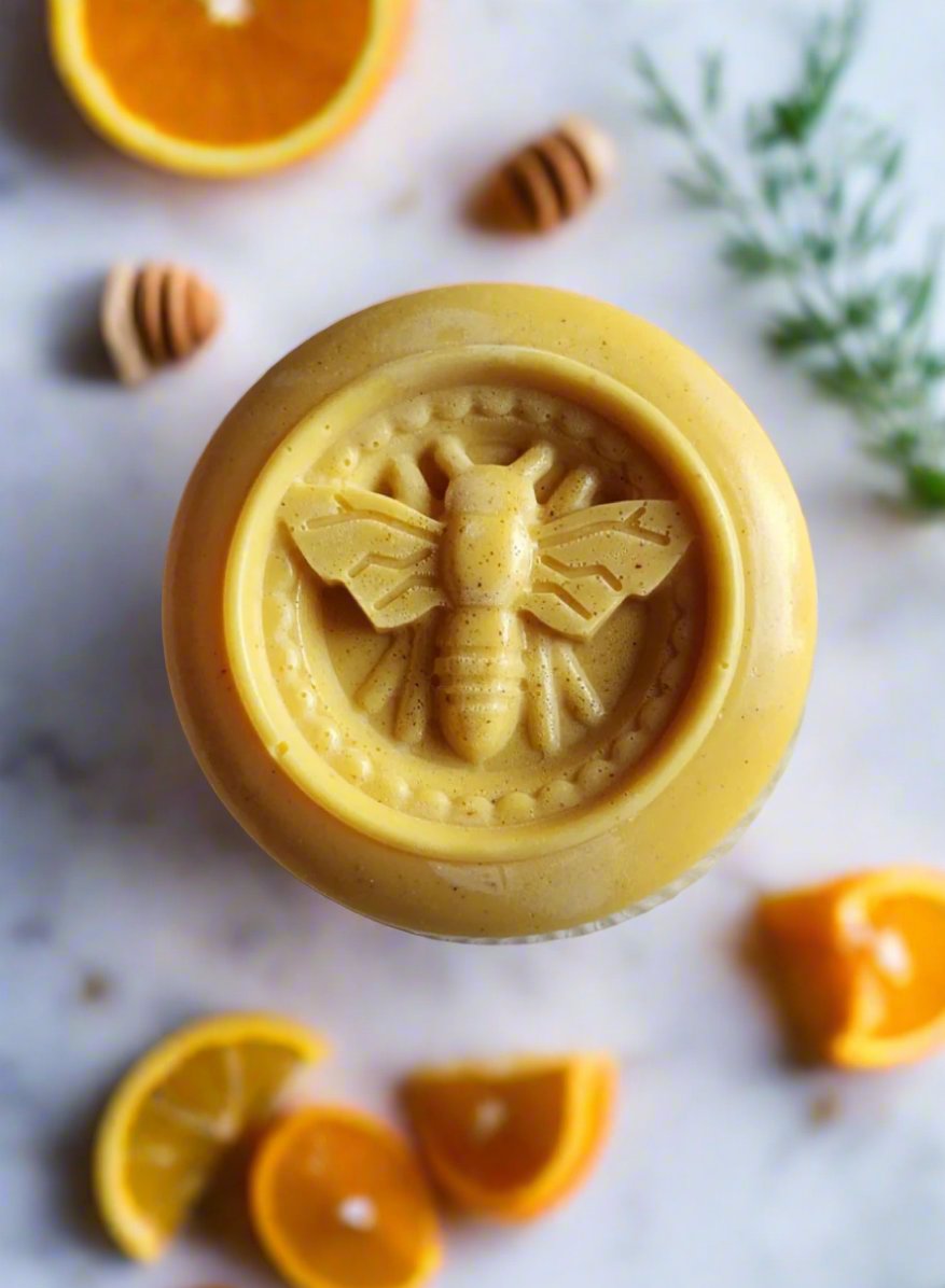 Honey Orange Beeswax Goat Milk Soap by MT goat Milk soap 