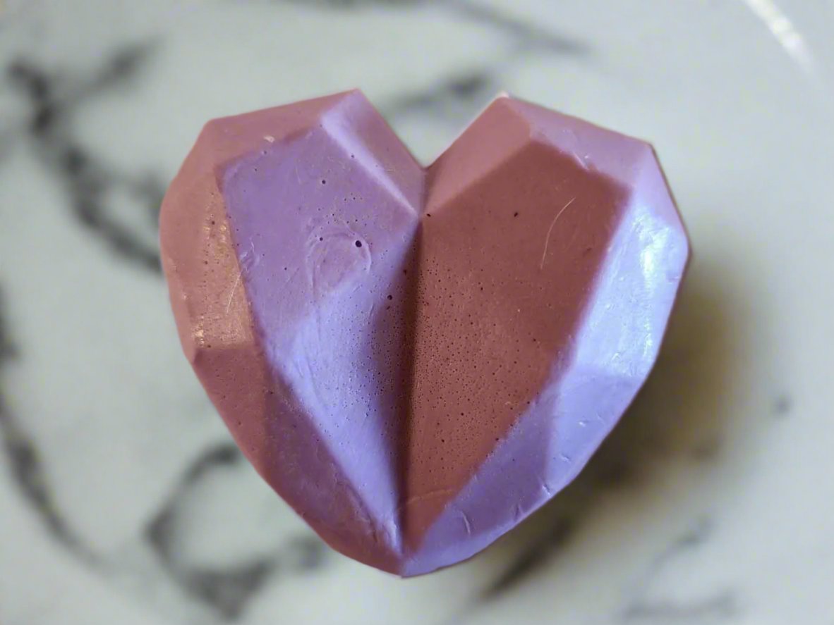 Lavender Hand Soap Heart shaped goat milk soap