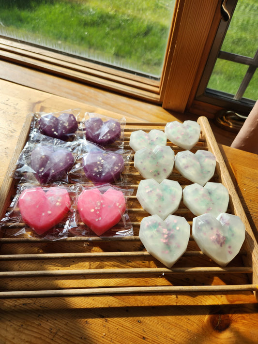 25pc. Heart soap Party favors